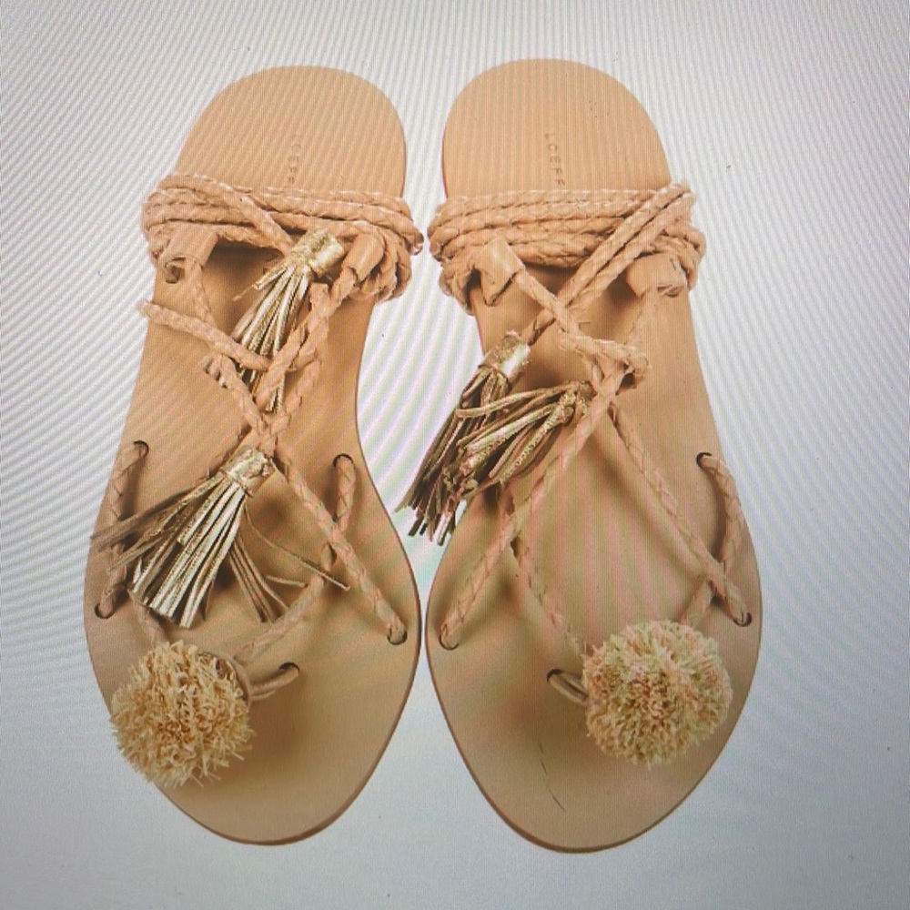 Loeffler Randall leather gladiator sandal. never worn before!!! Size 7
